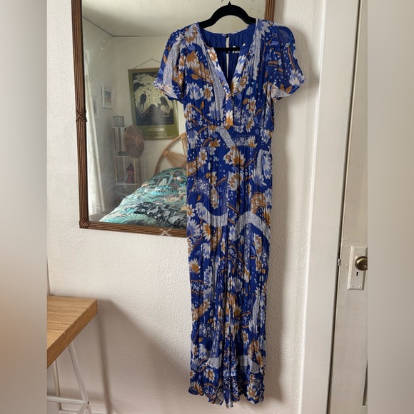 Anthropologie Somerset Floral Chiffon Jumpsuit - Picture 3 of 8